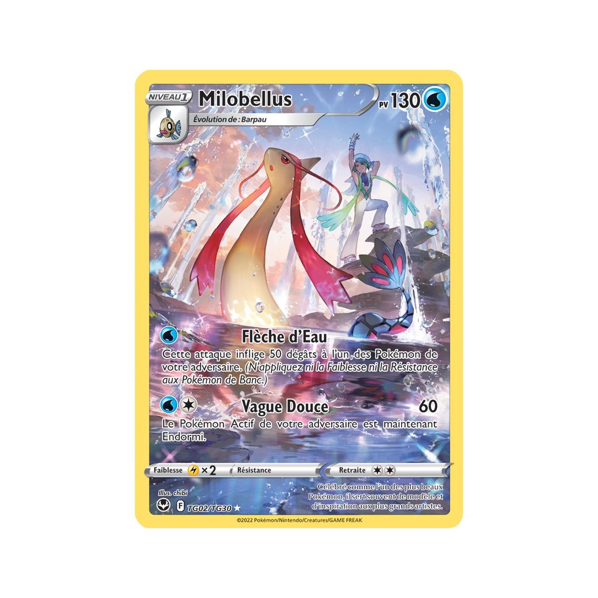 Milobellus - Full Art Ultra Rare TG02/TG30 - Epee et Bouclier 12 Tempete Argentée