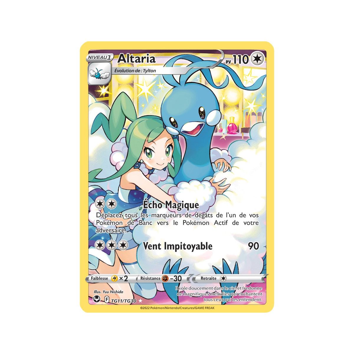 Altaria - Full Art Ultra Rare TG11/TG30 - Epee et Bouclier 12 Tempete Argentée