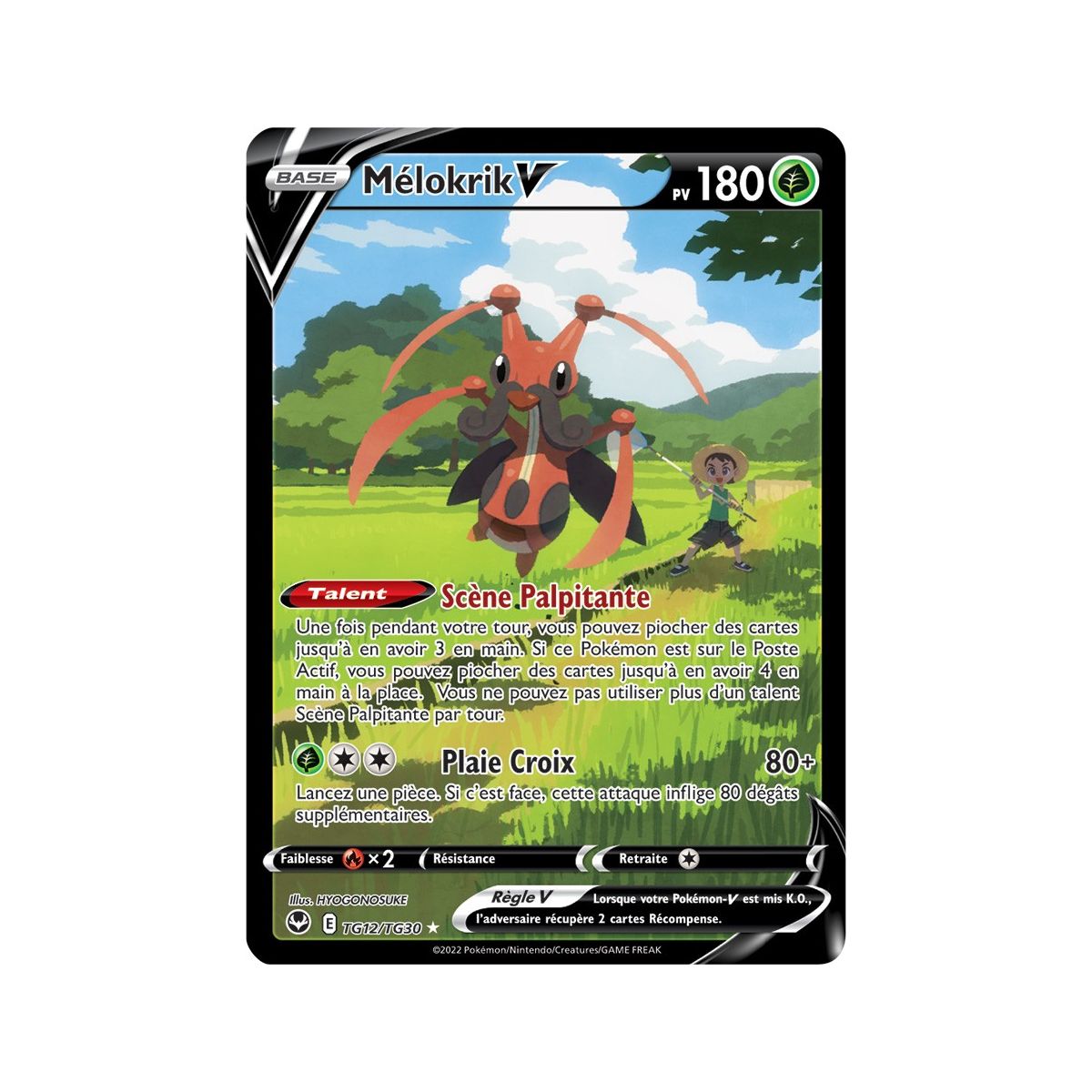 Mélokrik V - Full Art Ultra Rare TG12/TG30 - Epee et Bouclier 12 Tempete Argentée