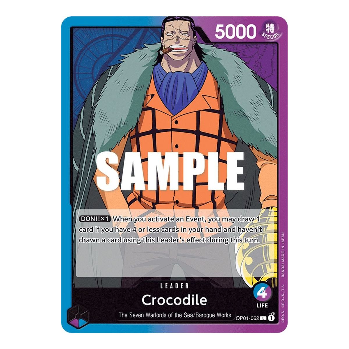 Item Crocodile - L  OP01-062 - OP01 Romance Dawn