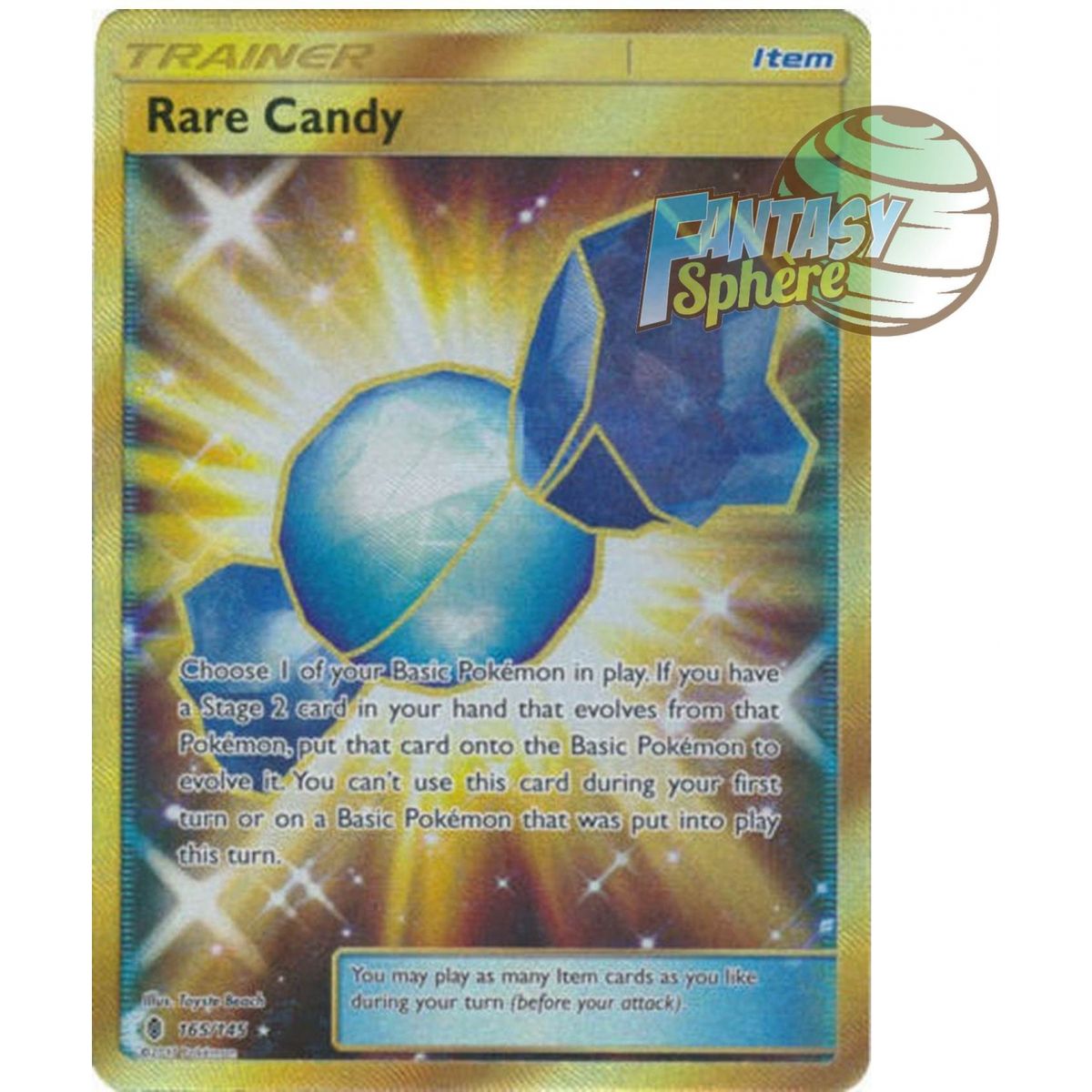 Item Super Bonbon - Secret Rare 165/145 - Soleil et Lune 2 Gardiens Ascendants