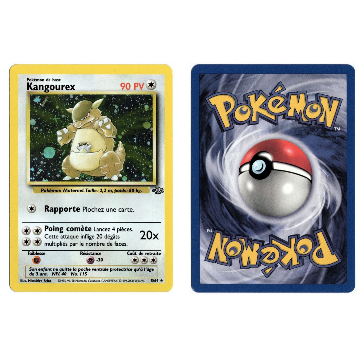 Kangourex 5/64 Jungle Holo Unlimited Français Voir Scan