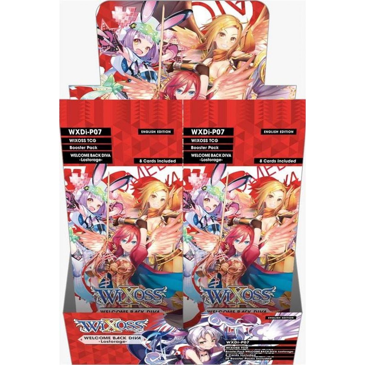 WIXOSS - Display - Boite de 20 Boosters - P07 WELCOME BACK DIVA ~Lostorage~ - EN