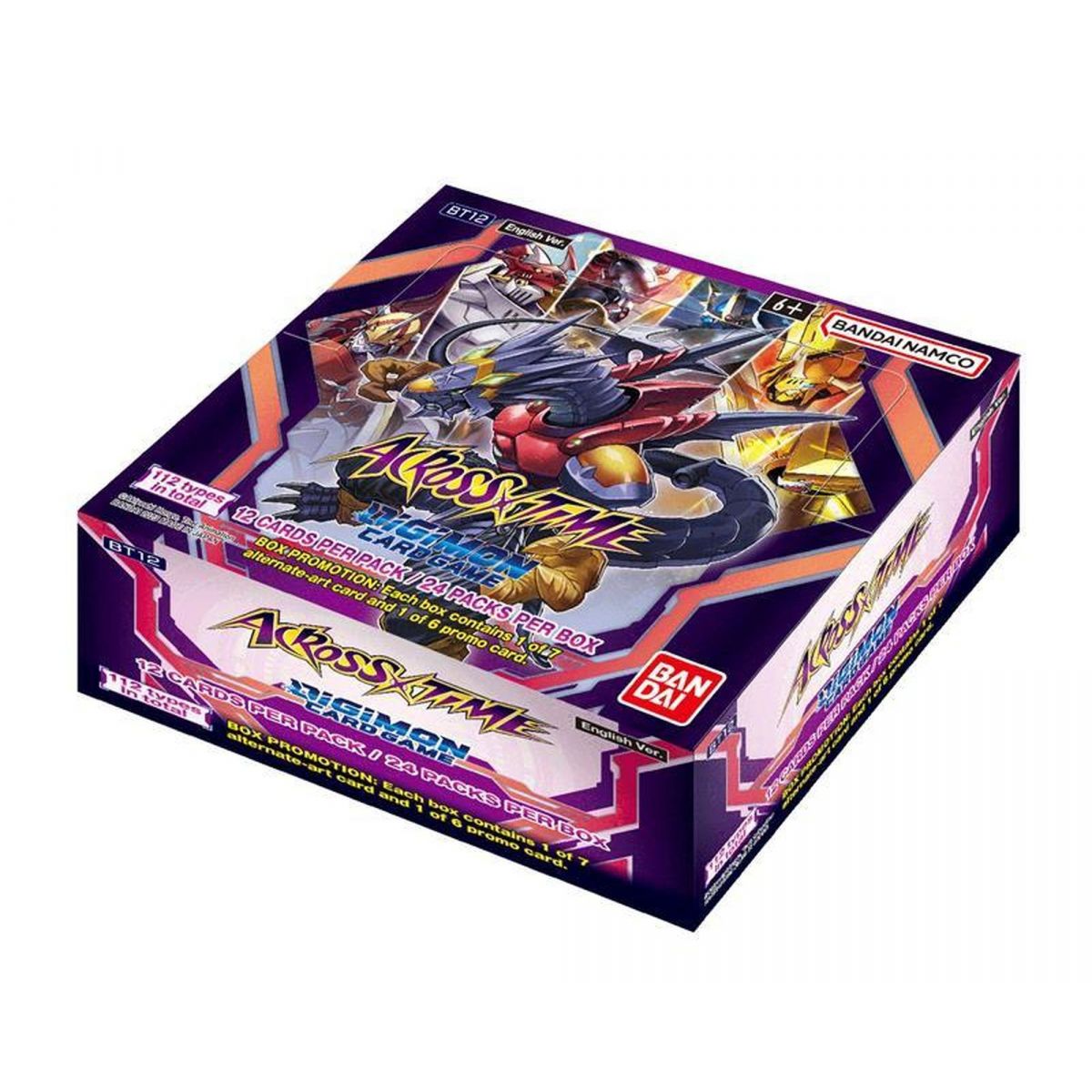 Digimon - Display - Boite de 24 Boosters - BT12 Across Time - EN