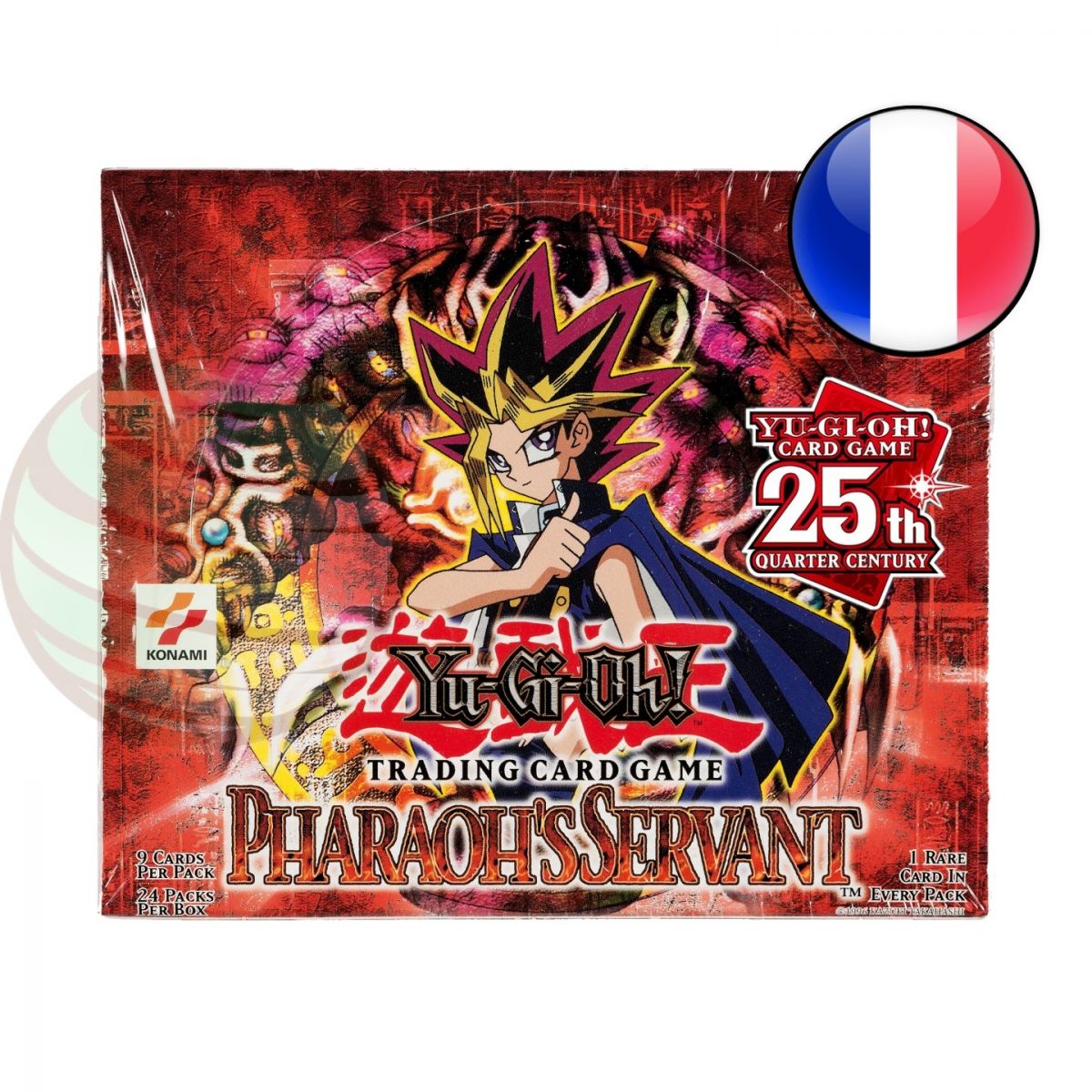 Yu-Gi-Oh! - Display - Boite de 24 Boosters - Serviteur du Pharaon - Edition 25 Ans Anniversaire - FR