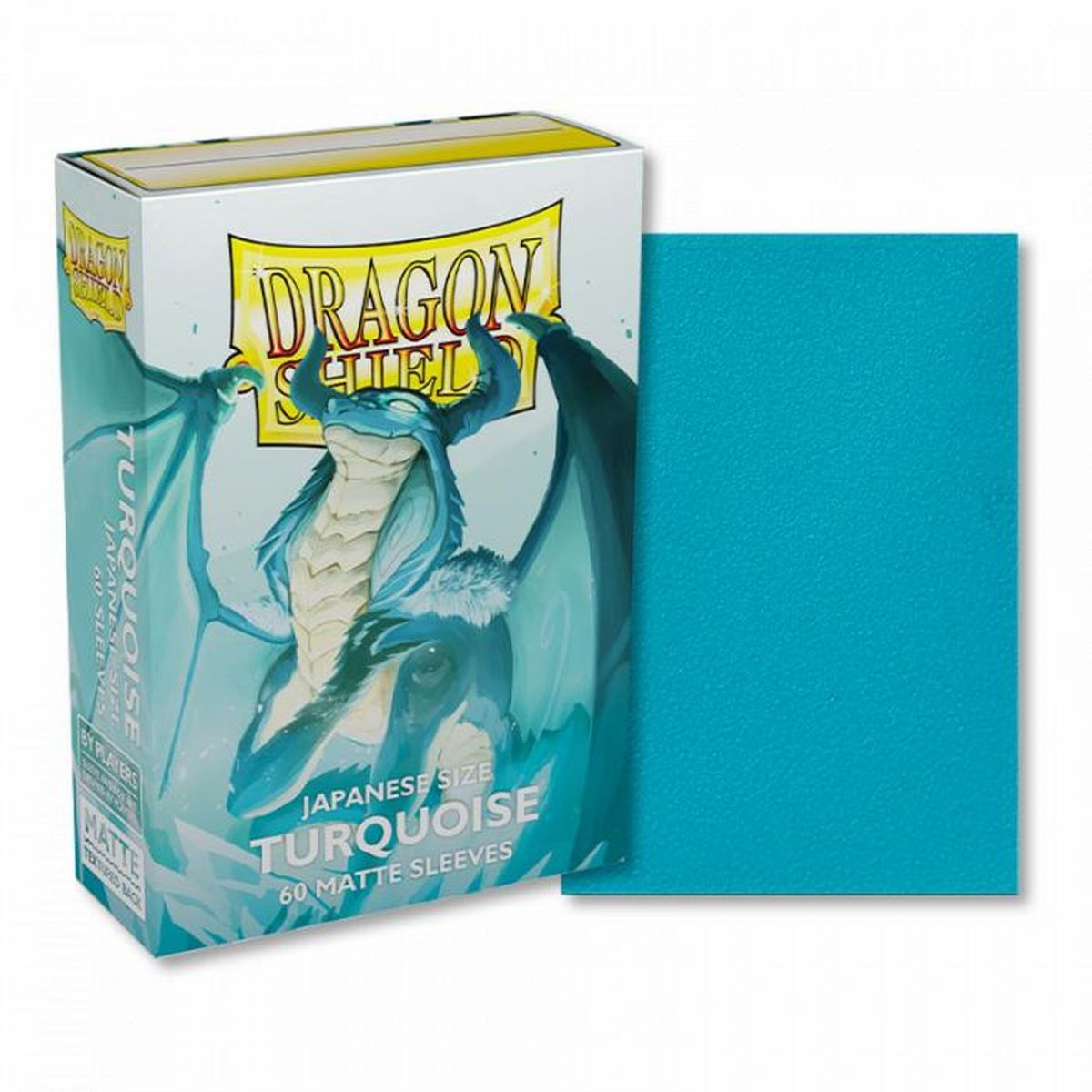 Item Dragon Shield - Small Sleeves - Japanese Size - Matte Turquoise (60)