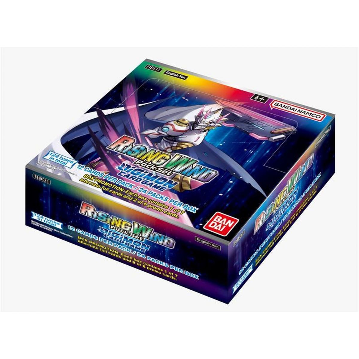 Digimon - Display - Boite de 24 Boosters - RB01 Rising Wind - EN