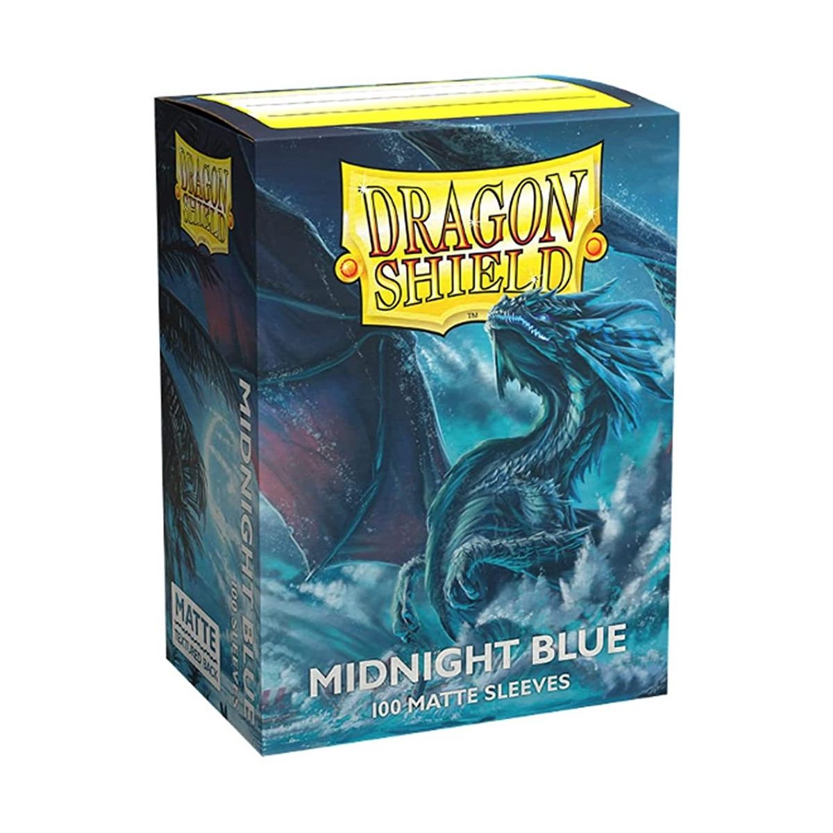 Item Dragon Shield - Standard Sleeves - Matte Midnight Blue (100)