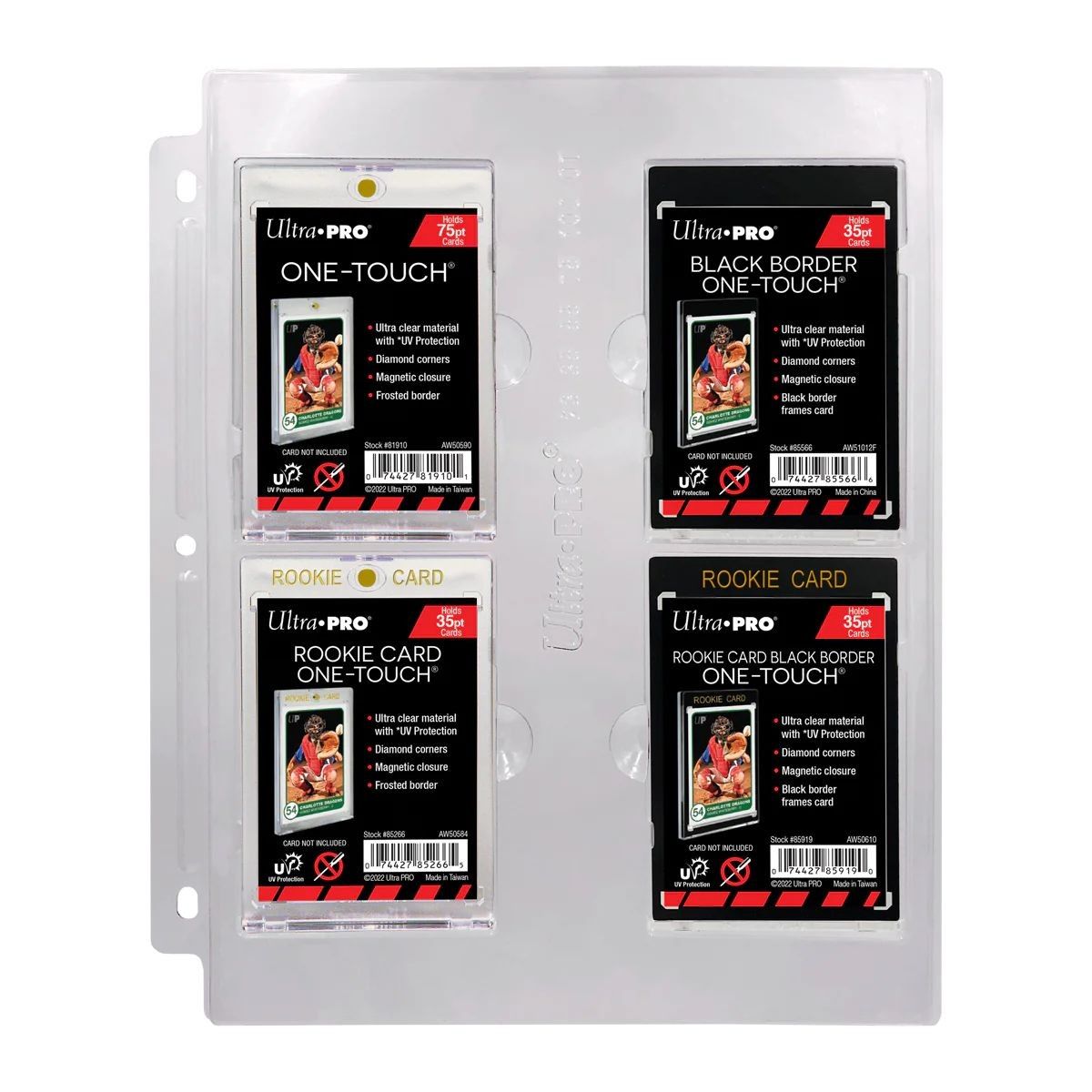 Item Ultra Pro - 10 Pages pour ONE-TOUCH 23 à 100 PT - 4 Cases (10)