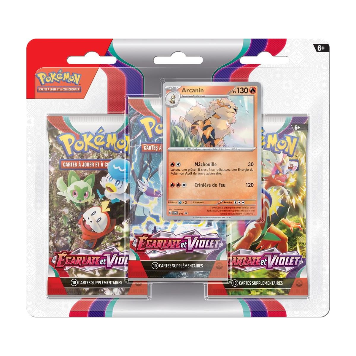 Pokémon - Tri-Pack Arcanin - Ecarlate et Violet [EV01] - FR