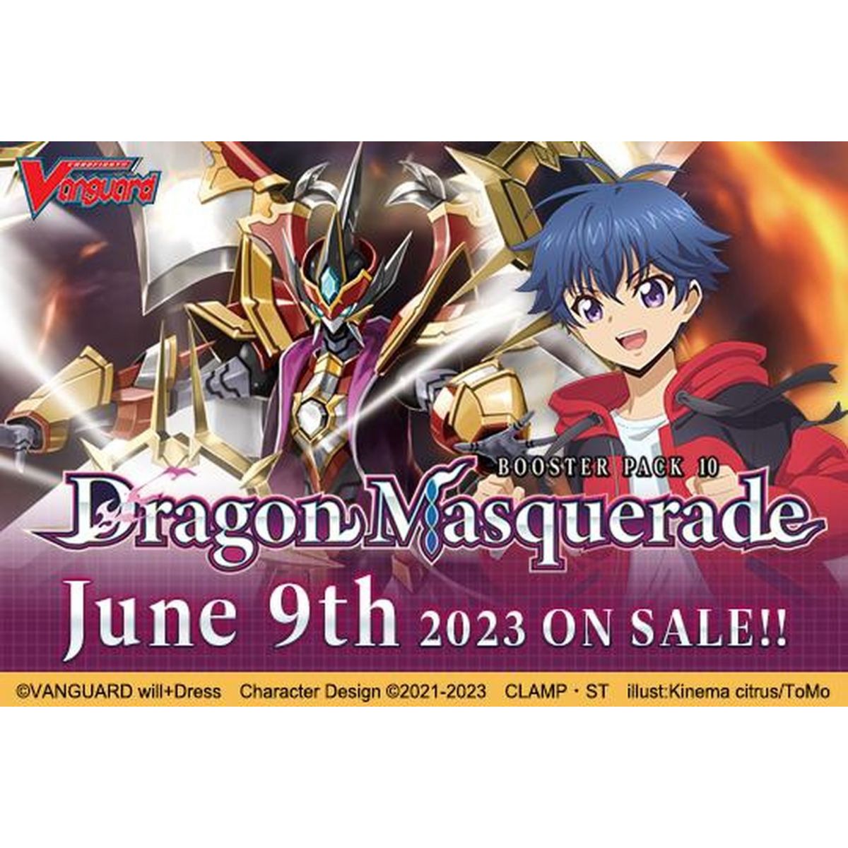 Item Vanguard will+Dress - Display - Boite de 16 Boosters - D-BT10 Dragon Masquerade - EN