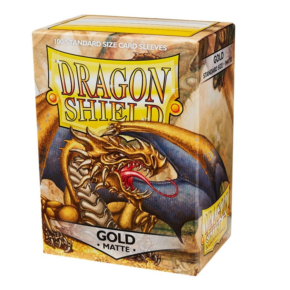Item Dragon Shield - Standard Sleeves - Matte Gold (100)