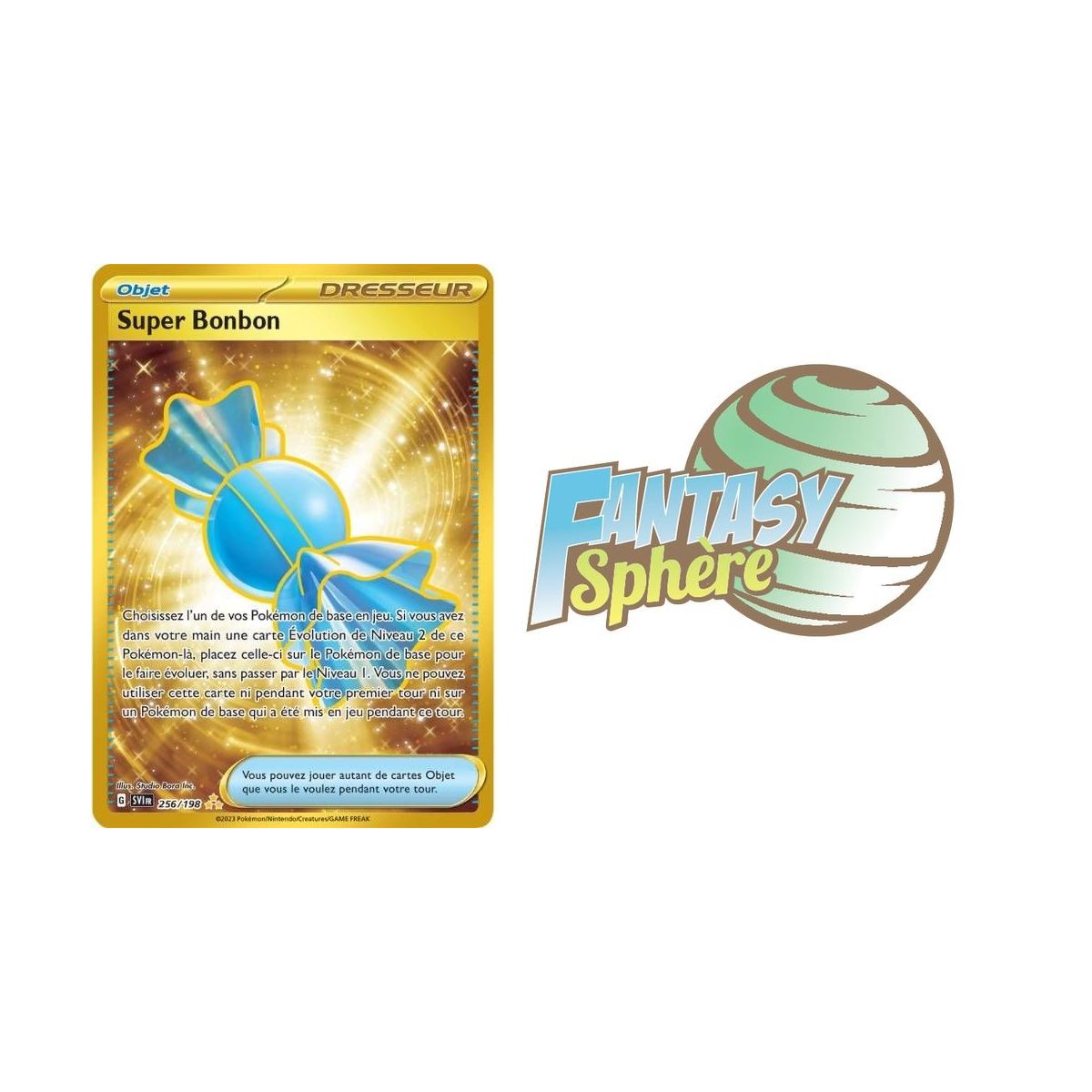 Super Bonbon - Secret Rare 256/198 - Sv1 Ecarlate Et Violet Ev1