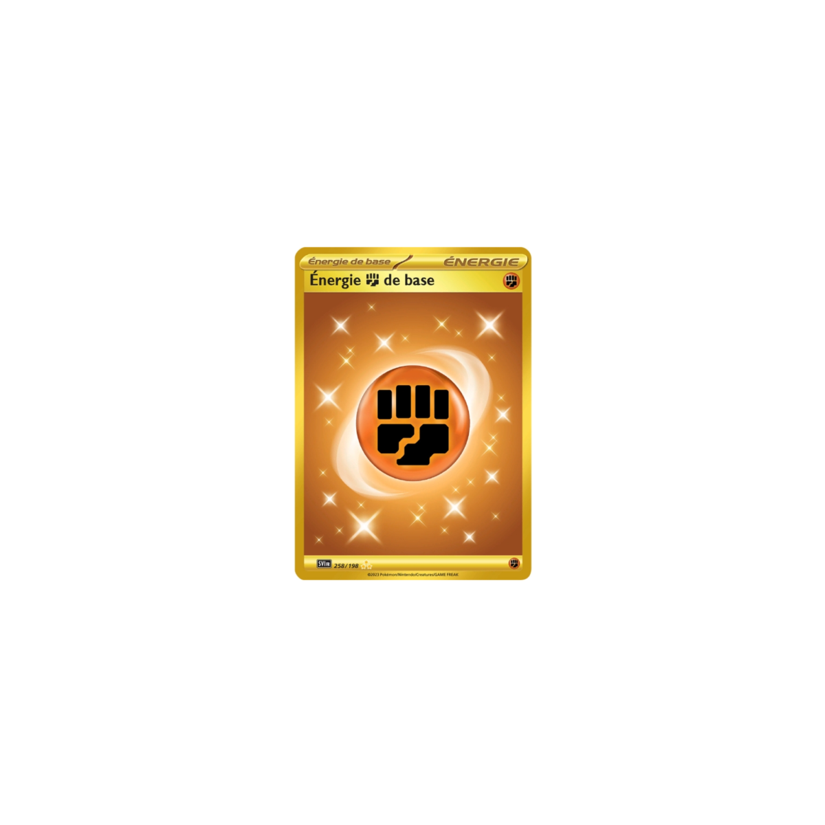 Energie Combat De Base - Secret Rare 258/198 - Sv1 Ecarlate Et Violet Ev1