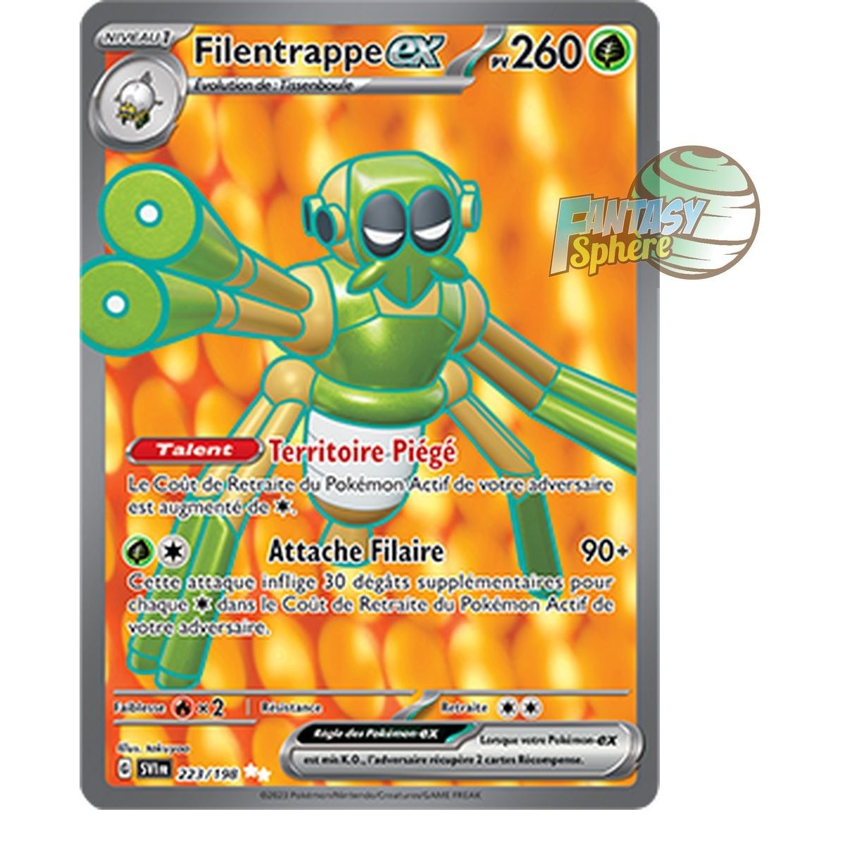 Filentrappe EX - Ultra Rare 223/198 - Ecarlate et Violet