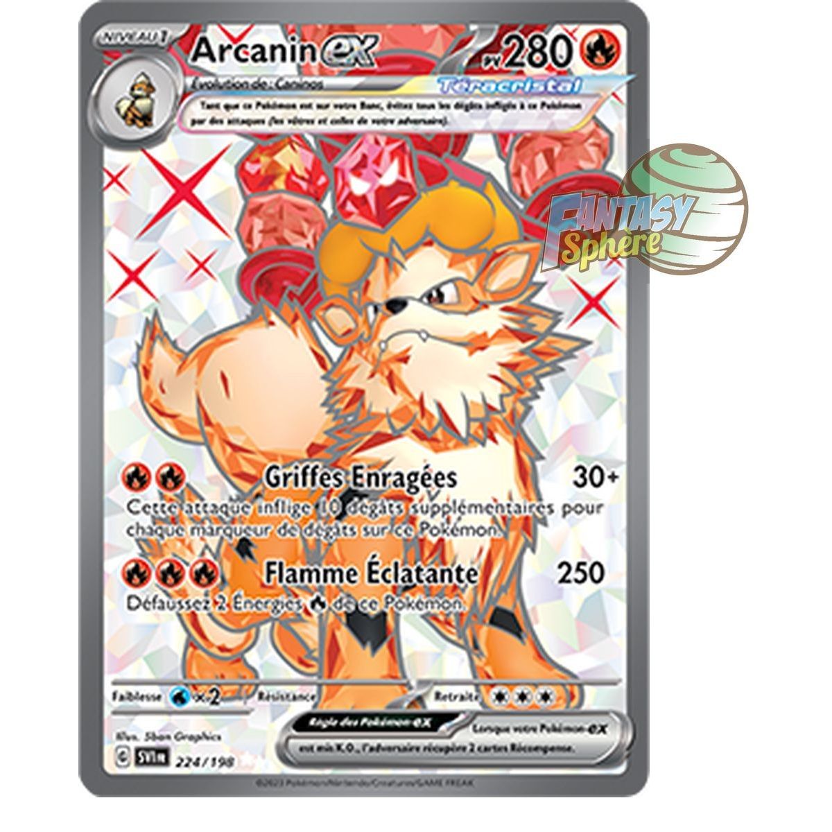 Arcanin EX - Ultra Rare 224/198 - Ecarlate et Violet