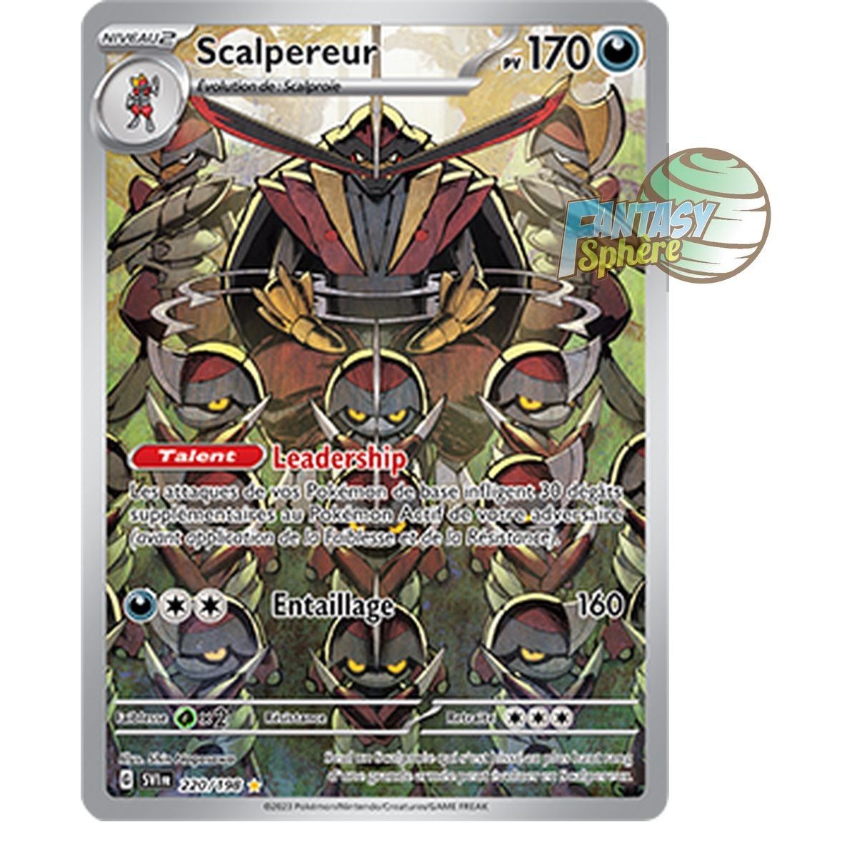 Scalpereur - Illustration Rare 220/198 - Ecarlate et Violet