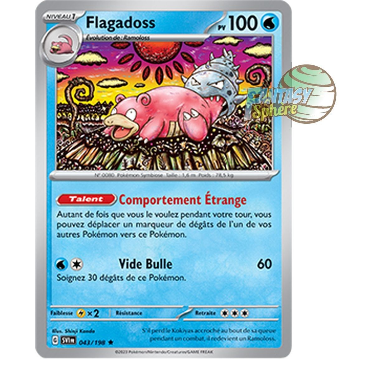 Flagadoss - Holo Rare 43/198 - Ecarlate et Violet