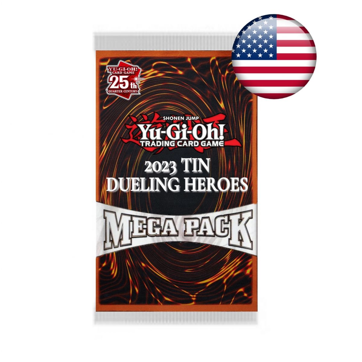 Item Yu-Gi-Oh! - Booster Mega Pack Tin Box 25ème Anniversaire 2023 - Dueling Heroes - US
