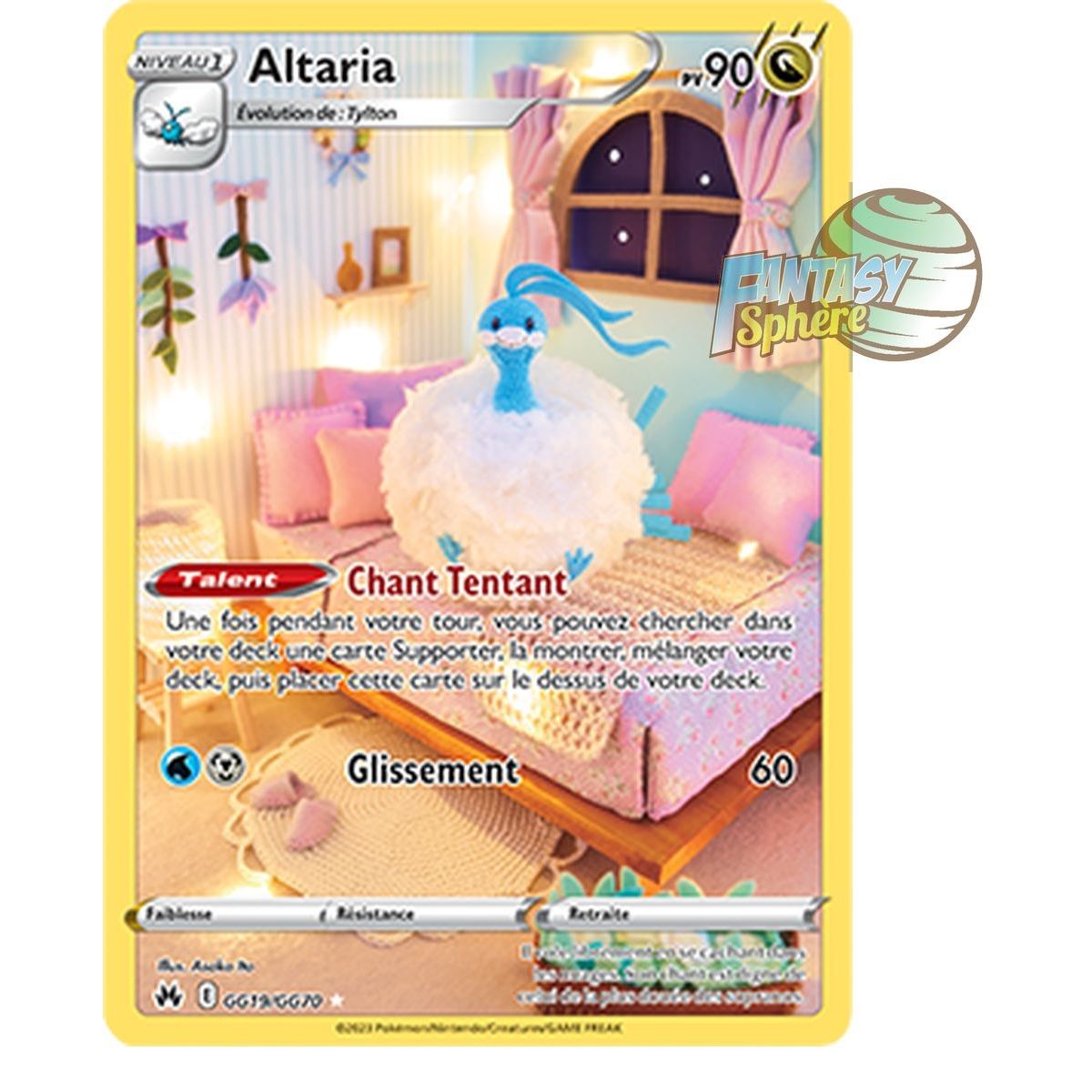 Altaria - Rare GG19/GG70 - Epee et Bouclier 12.5 Zenith Supreme