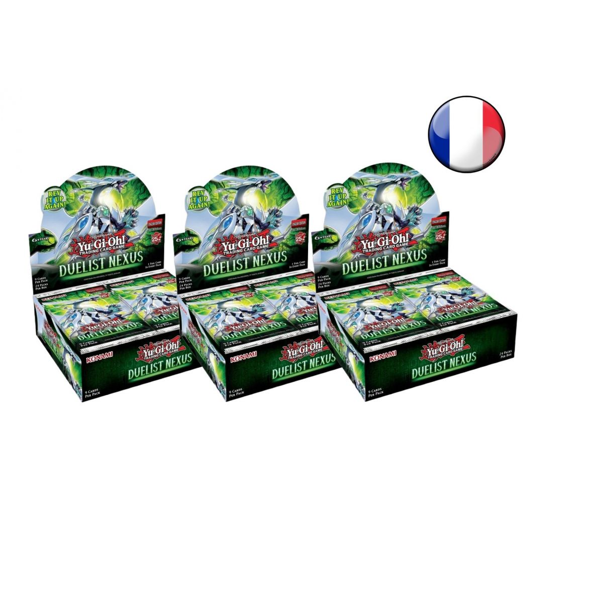 Yu-Gi-Oh! - Lot de 3 Display - Boite de 24 Boosters - Nexus du Duelliste - FR