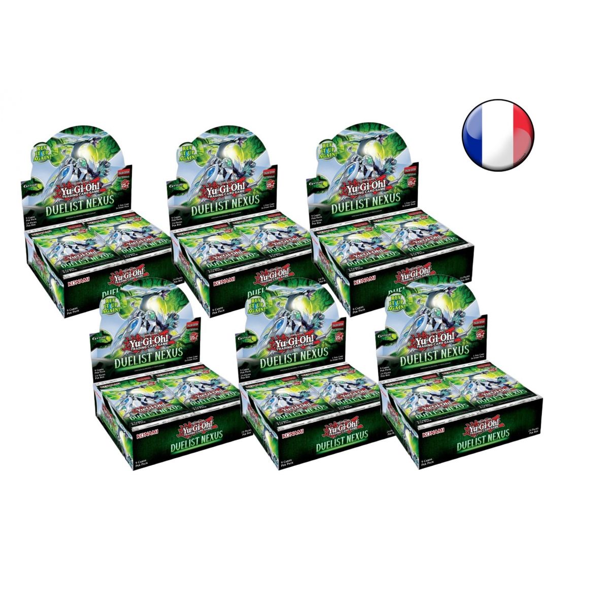Yu-Gi-Oh! - Lot de 6 Display - Boite de 24 Boosters - Nexus du Duelliste - FR