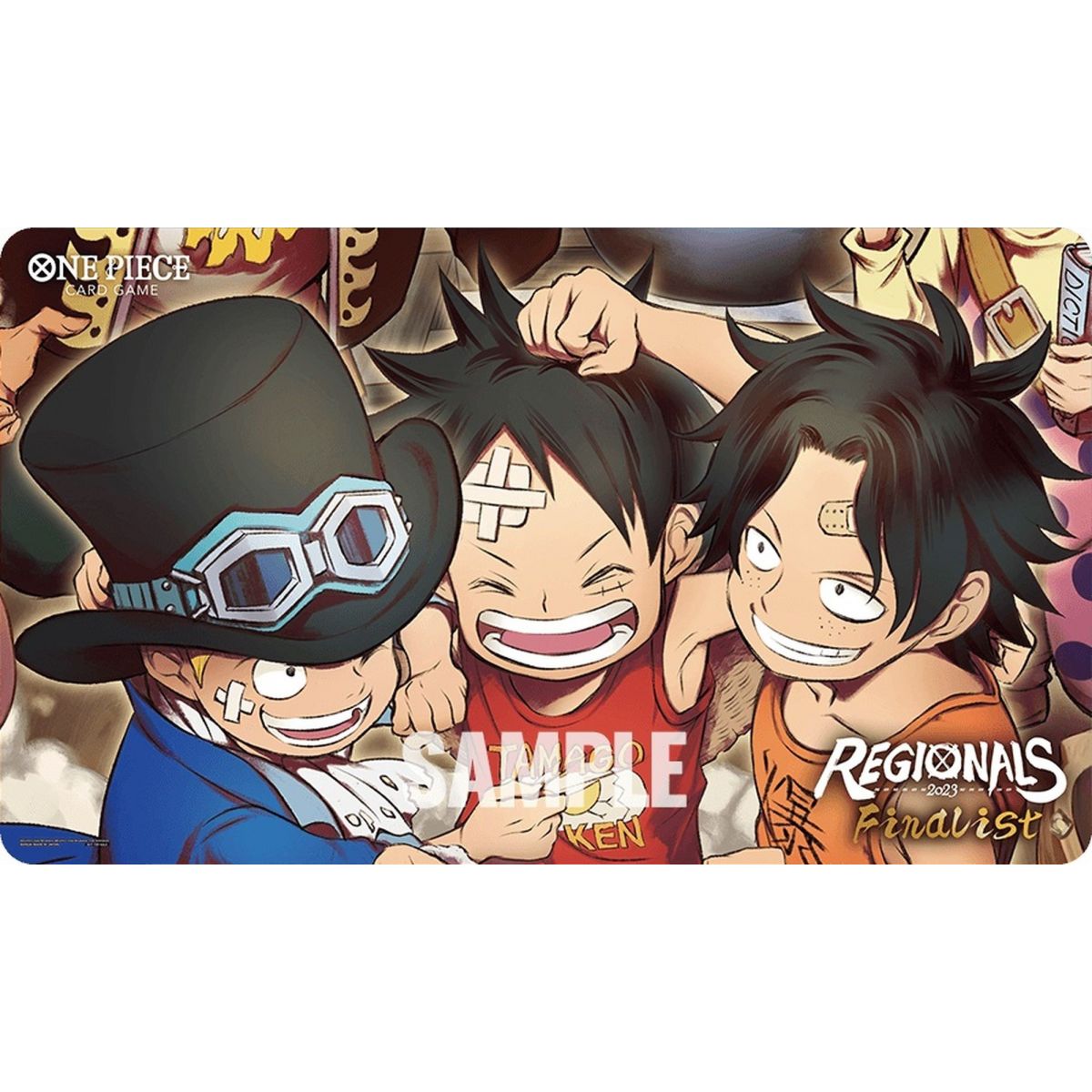 One Piece - Playmat - Offline Regional Finalist "Sabo, Ace & Luffy"