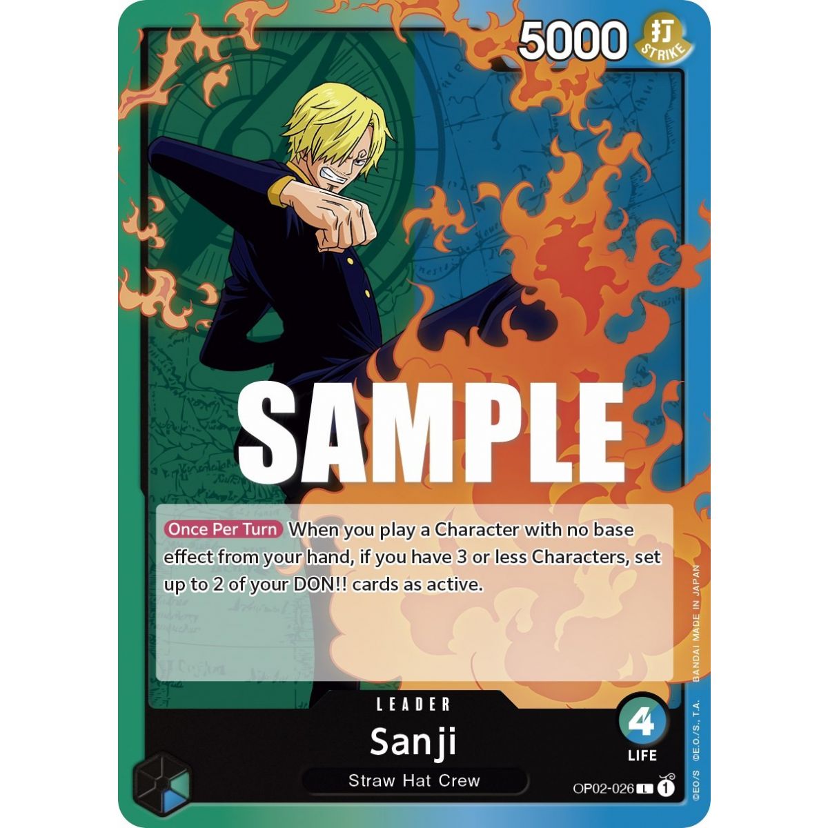 Item Sanji - L  OP02-026 - OP02 Paramount War