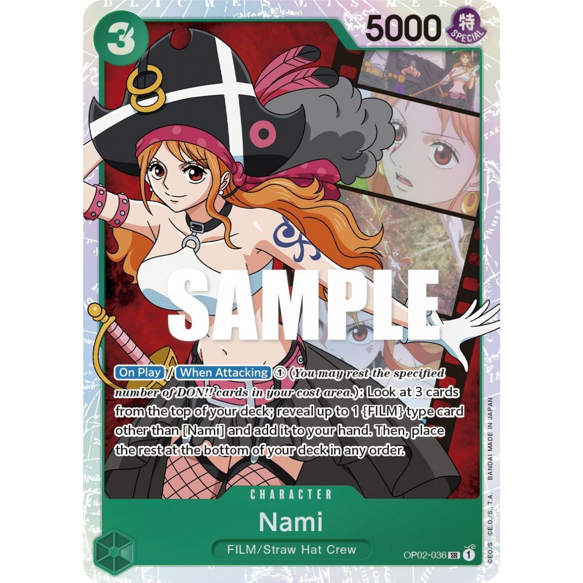 Item Nami - SR  OP02-036 - OP02 Paramount War