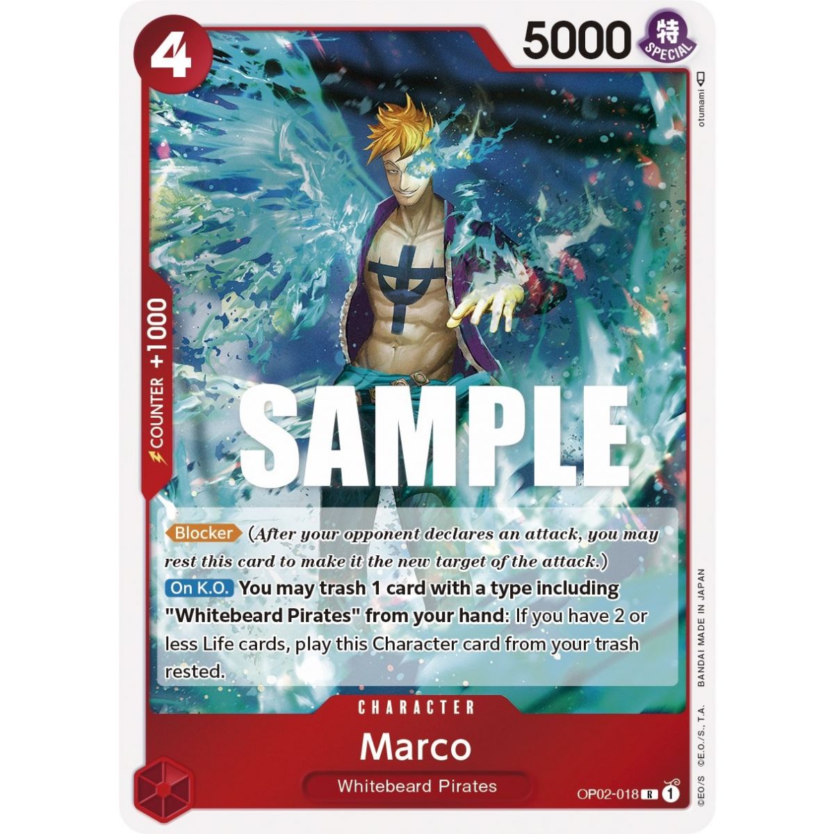 Item Marco - R  OP02-018 - OP02 Paramount War