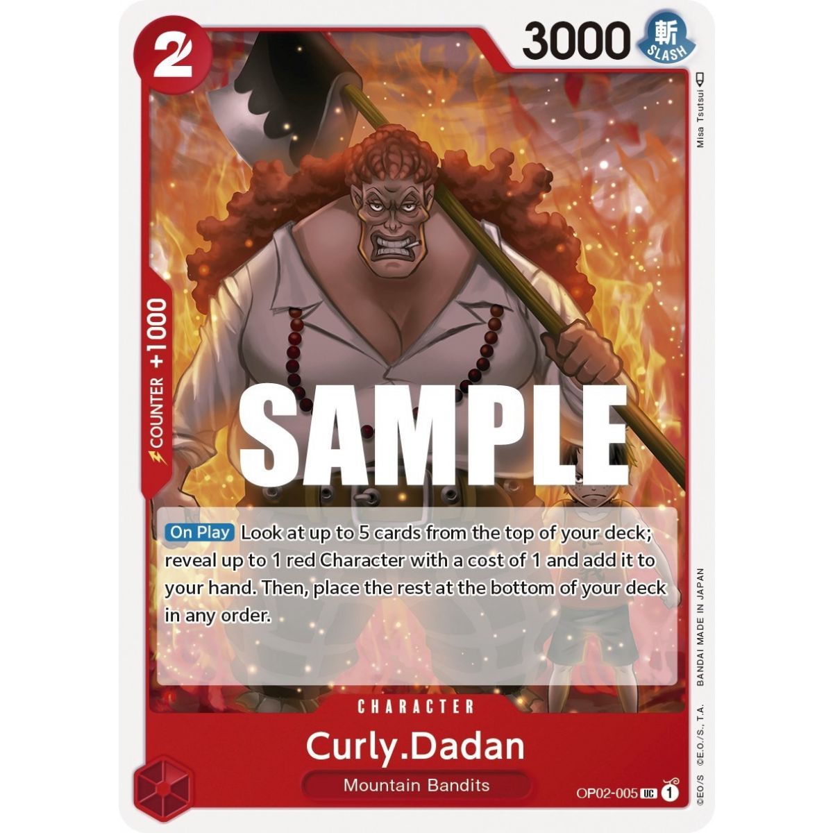 Curly.Dadan - UC  OP02-005 - OP02 Paramount War