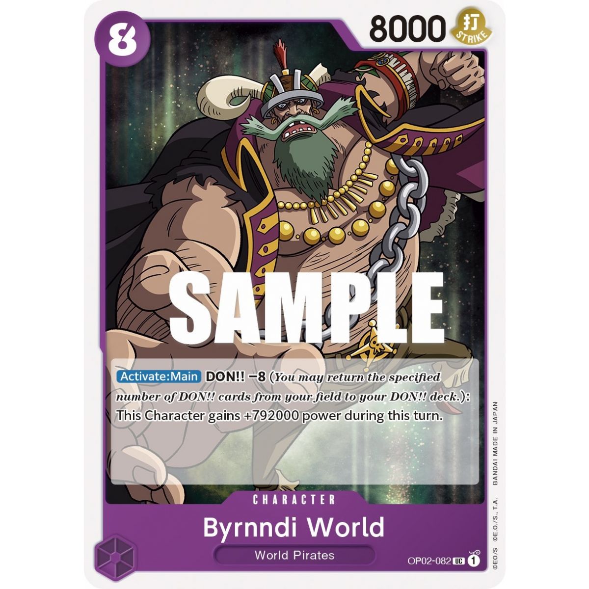 Item Byrnndi World - UC  OP02-082 - OP02 Paramount War