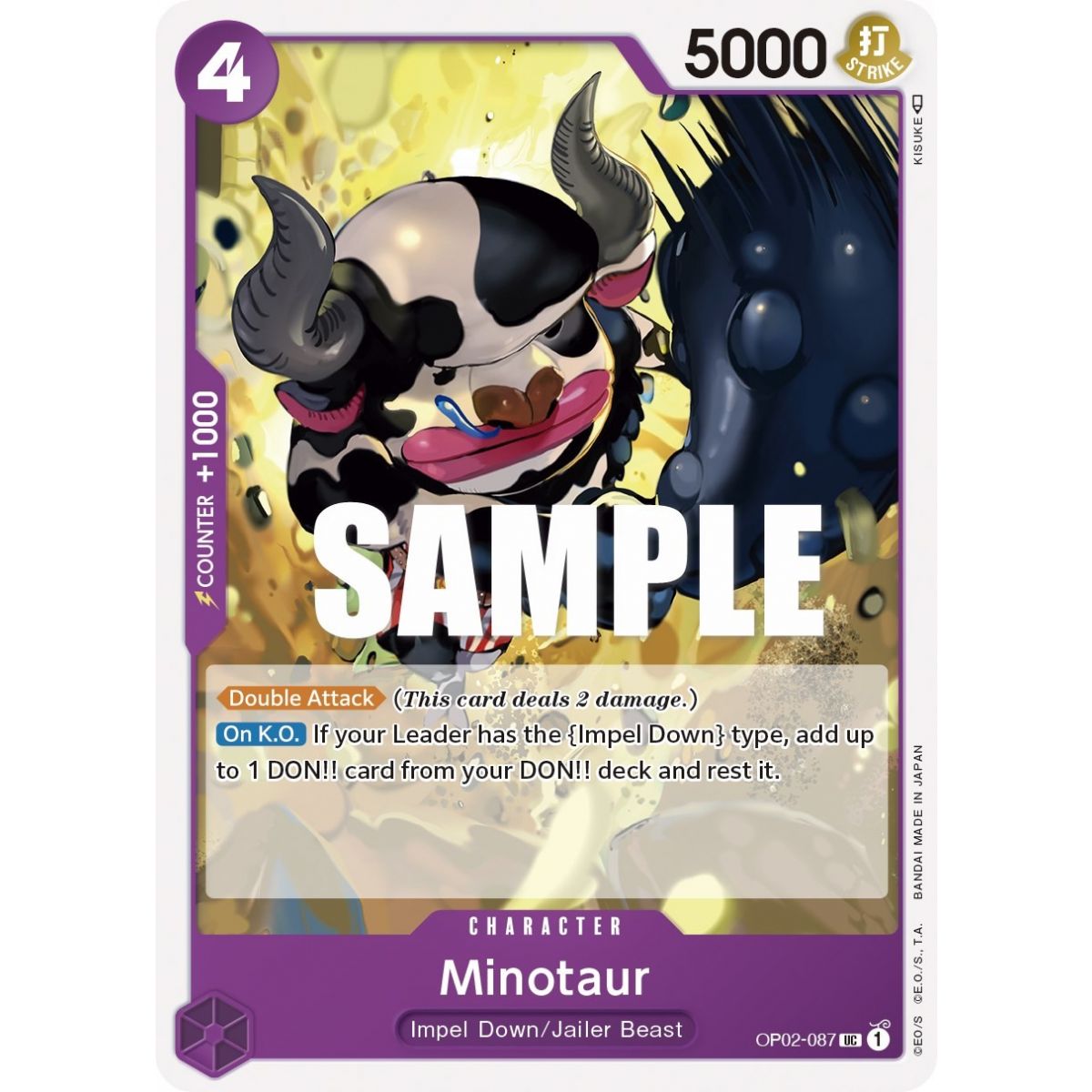 Item Minotaur - UC  OP02-087 - OP02 Paramount War