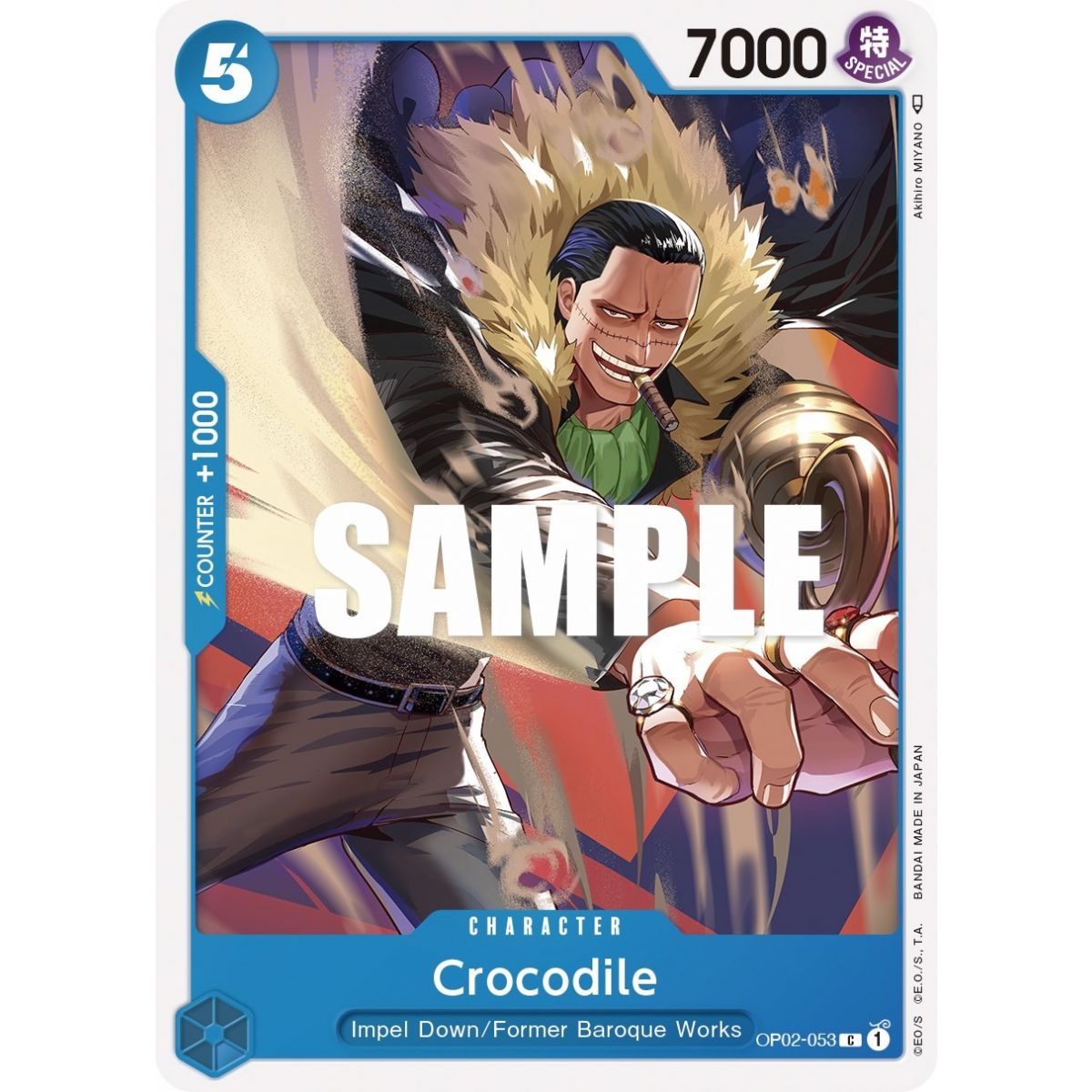 Item Crocodile - C  OP02-053 - OP02 Paramount War