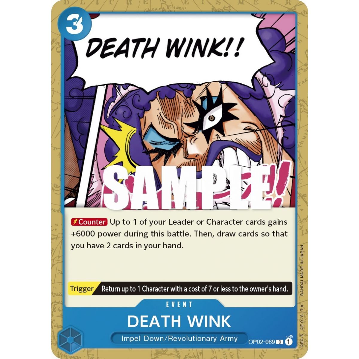 Item DEATH WINK - C  OP02-069 - OP02 Paramount War