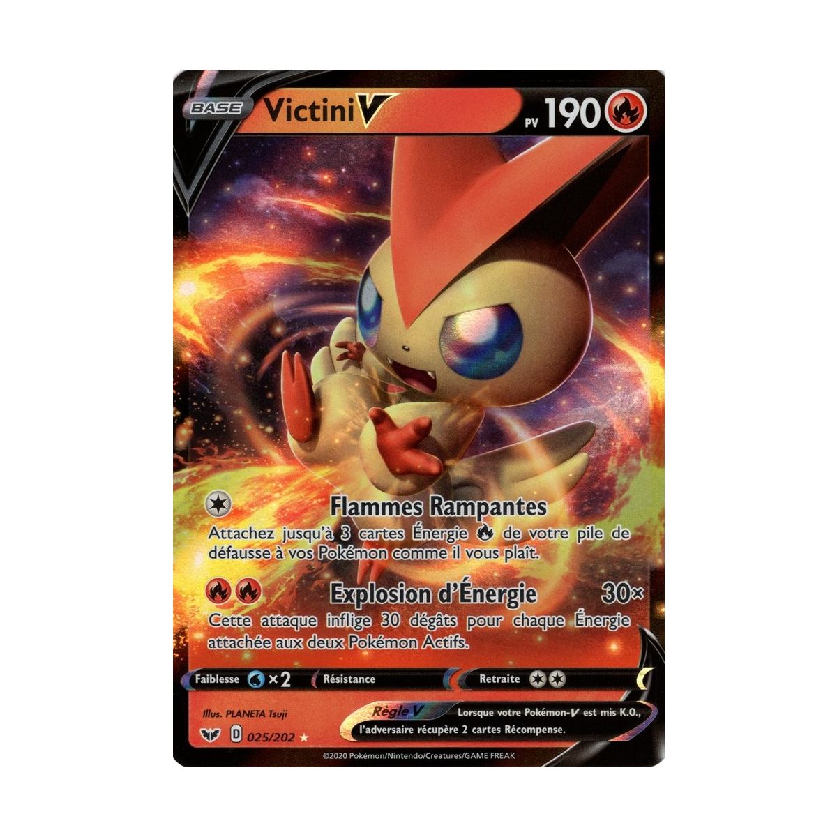 Victini V - Ultra Rare 25/202 - Epee et Bouclier 1