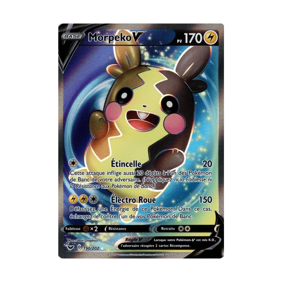 Morpeko V - Full Art Ultra Rare Ultra Rare 190/202 - Epee et Bouclier 1