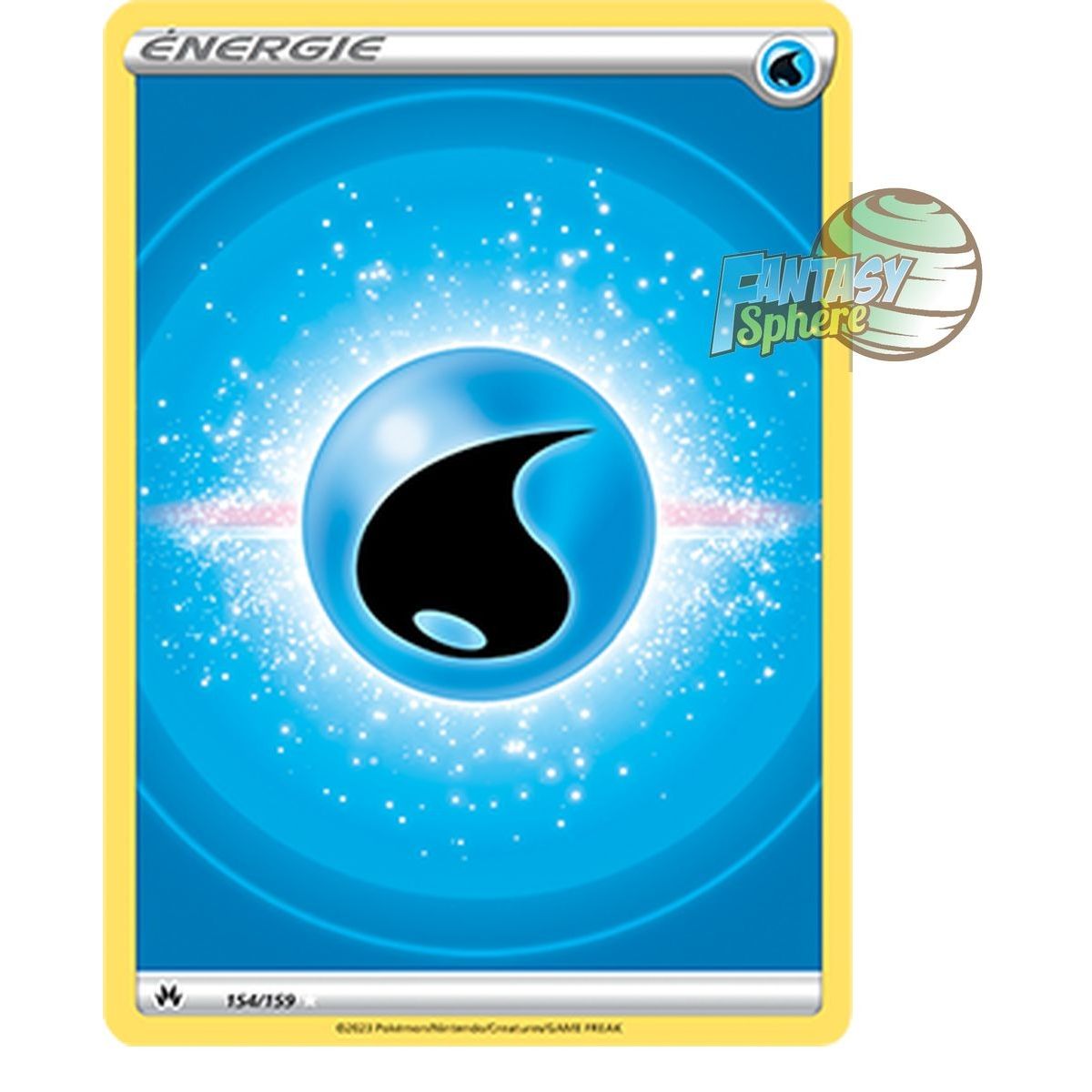 Énergie Water de base - Full Art Ultra Rare 154/159 - Epee et Bouclier 12.5 Zenith Supreme