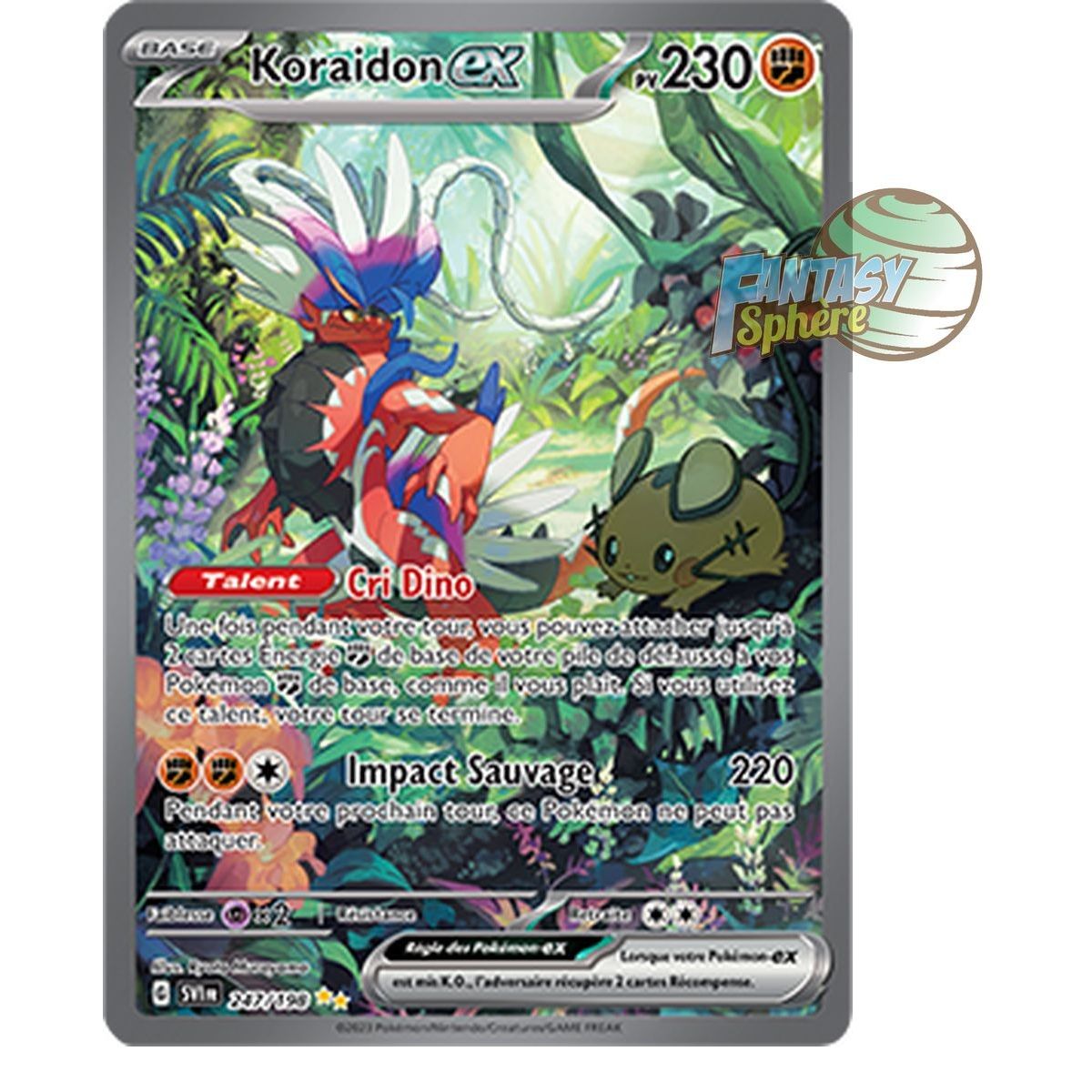 Koraidon EX - Special Illustration Rare 247/198 - Ecarlate et Violet