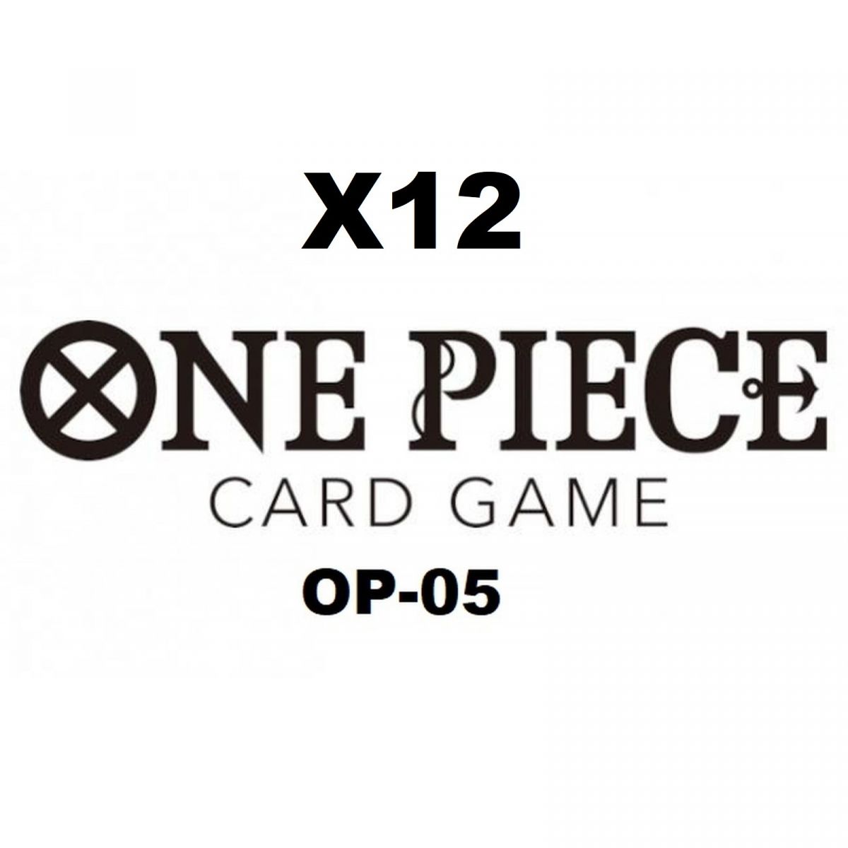 One Piece - Case de 12 Display - Boite de 24 Boosters - Booster Set 5 - OP-05 - EN
