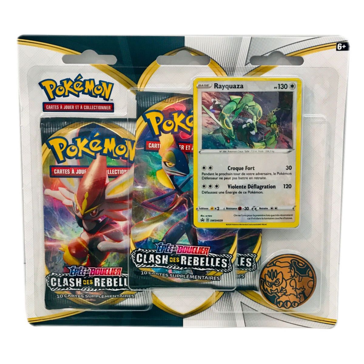 Item Pokémon - Tri-Pack - Clash des Rebelles [EB02] - Duralugon / Rayquaza - FR