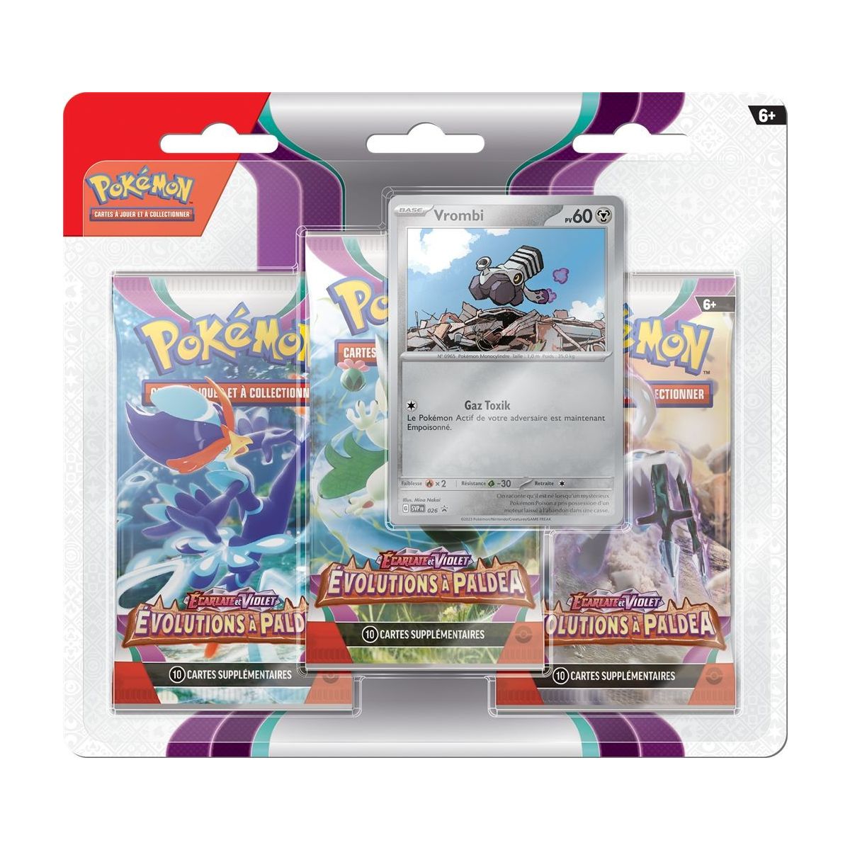 Item Pokémon - Tri-Pack - Ecarlate et Violet - Evolutions à Paldea - [SV02 - EV02] - Forgerette / Vrombi FR