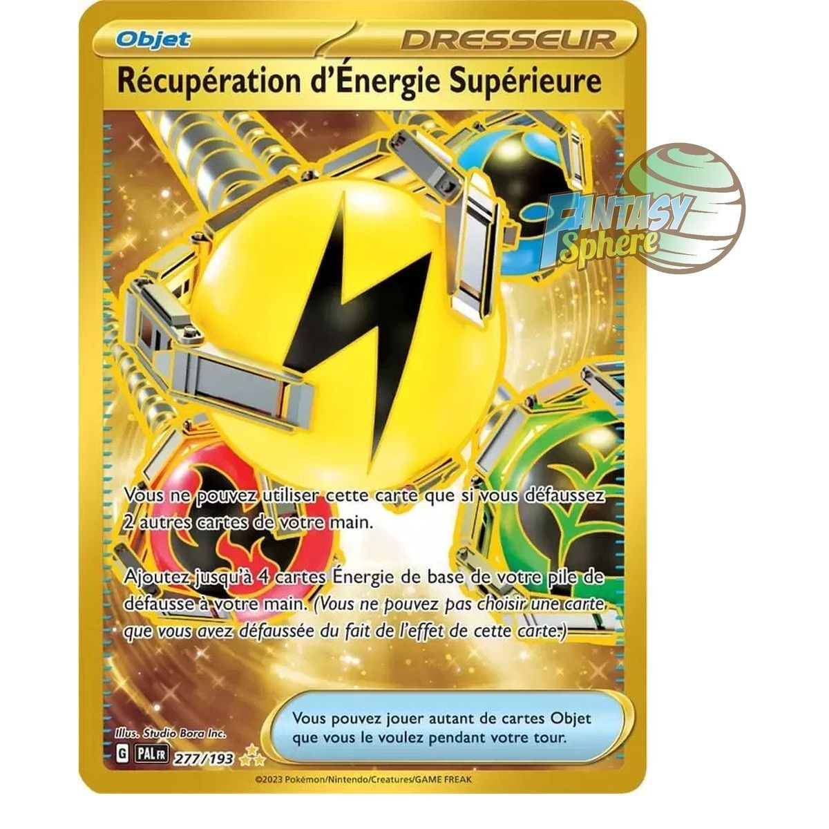 Récupération d’Énergie Supérieure - Hyper rare 277/193 - Ecarlate et Violet Evolution à Paldea