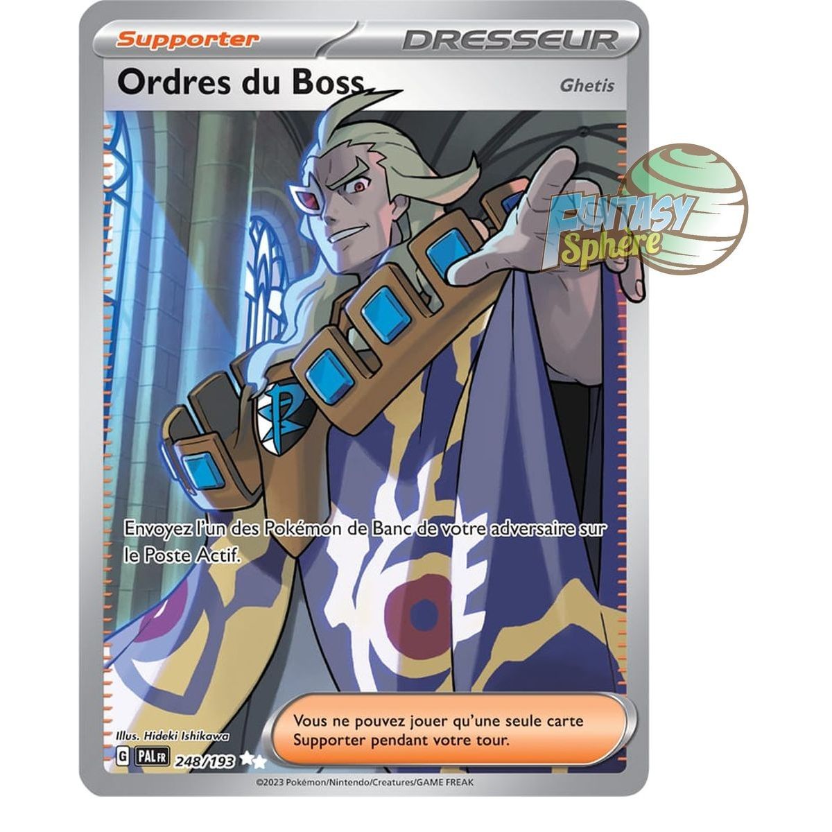 Ordres du Boss (Ghetis) - Ultra Rare 248/193 - Ecarlate et Violet Evolution à Paldea