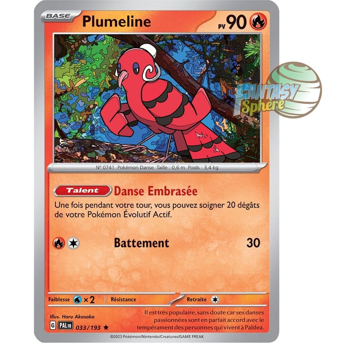 Plumeline - Holo Rare 33/193 - Ecarlate et Violet Evolution à Paldea