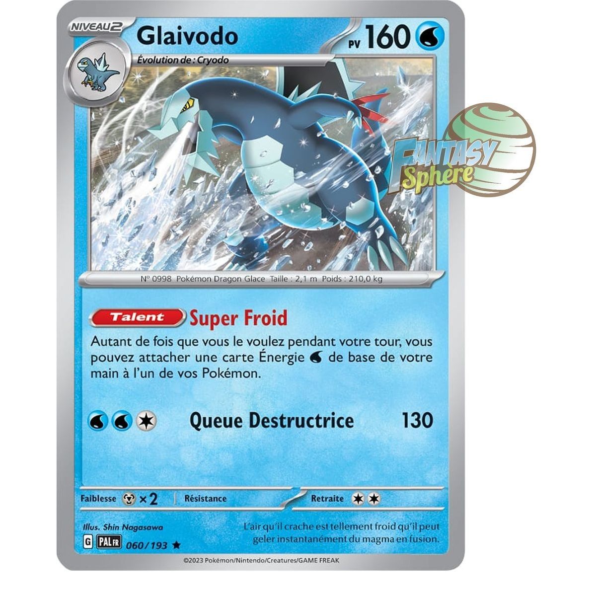 Glaivodo - Holo Rare 60/193 - Ecarlate et Violet Evolution à Paldea