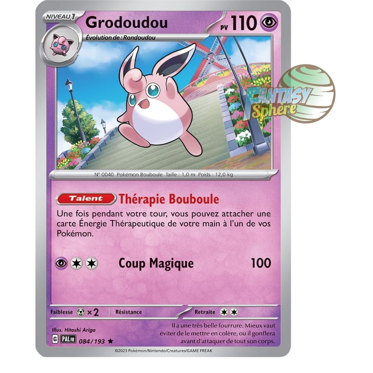 Grodoudou - Holo Rare 84/193 - Ecarlate et Violet Evolution à Paldea