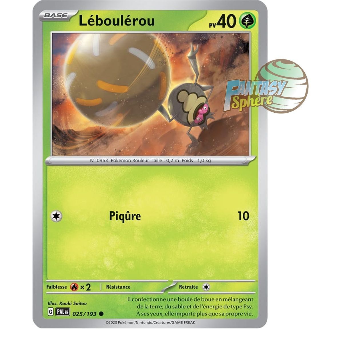 Léboulérou - Reverse 25/193 - Ecarlate et Violet Evolution à Paldea