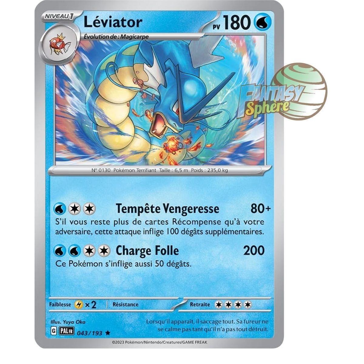 Léviator - Reverse 43/193 - Ecarlate et Violet Evolution à Paldea