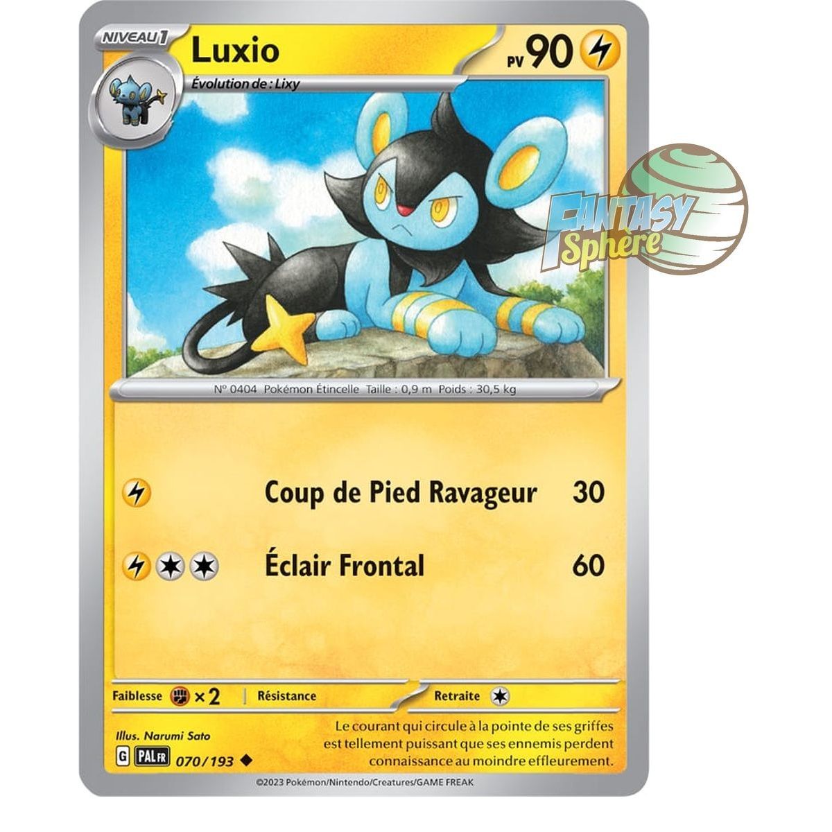 Luxio - Reverse 70/193 - Ecarlate et Violet Evolution à Paldea